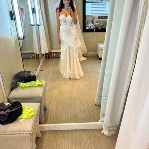 Berta Bridal Dress - nearly brand new (worn once)